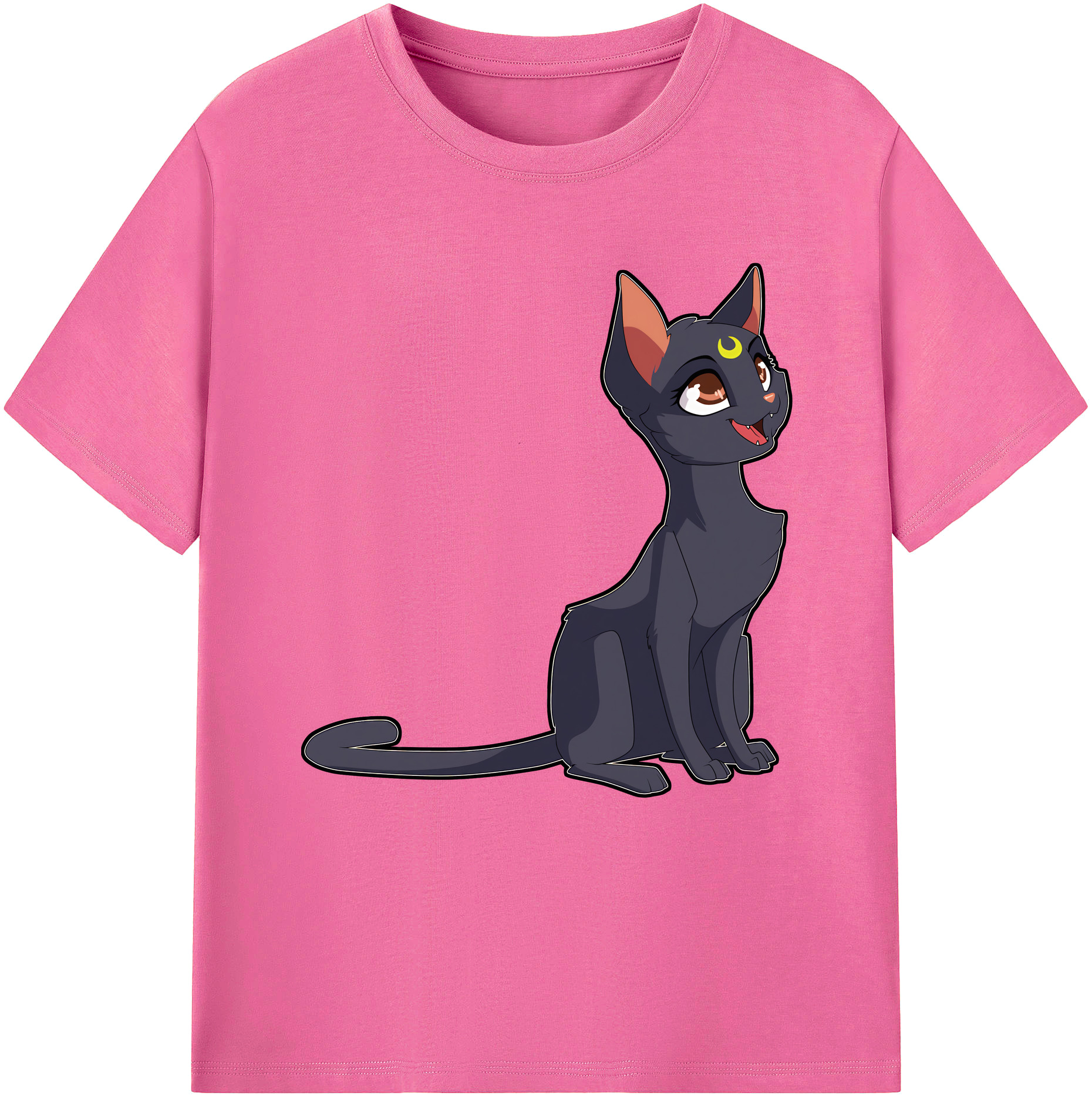 （画像用） 美少女戦士セーラームーン Sailor Moon レディースカジュアルプリントTシャツ（綿100％）